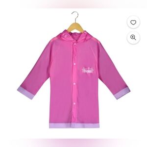 NWOT, Disney, Girls, Raincoat, size large, color pink 🩷